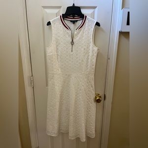 Tommy Hilfiger white sleeveless eyelet Girl’s dress size S.
